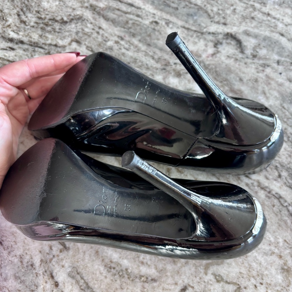 Authentic Dior Leather Heels - image 4